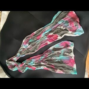 100% silk hand painted scarf